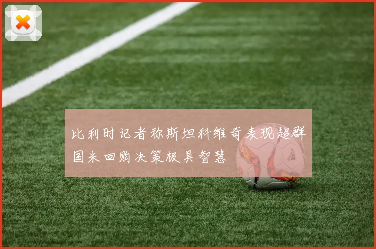 比利时记者称斯坦科维奇表现超群国米回购决策极具智慧